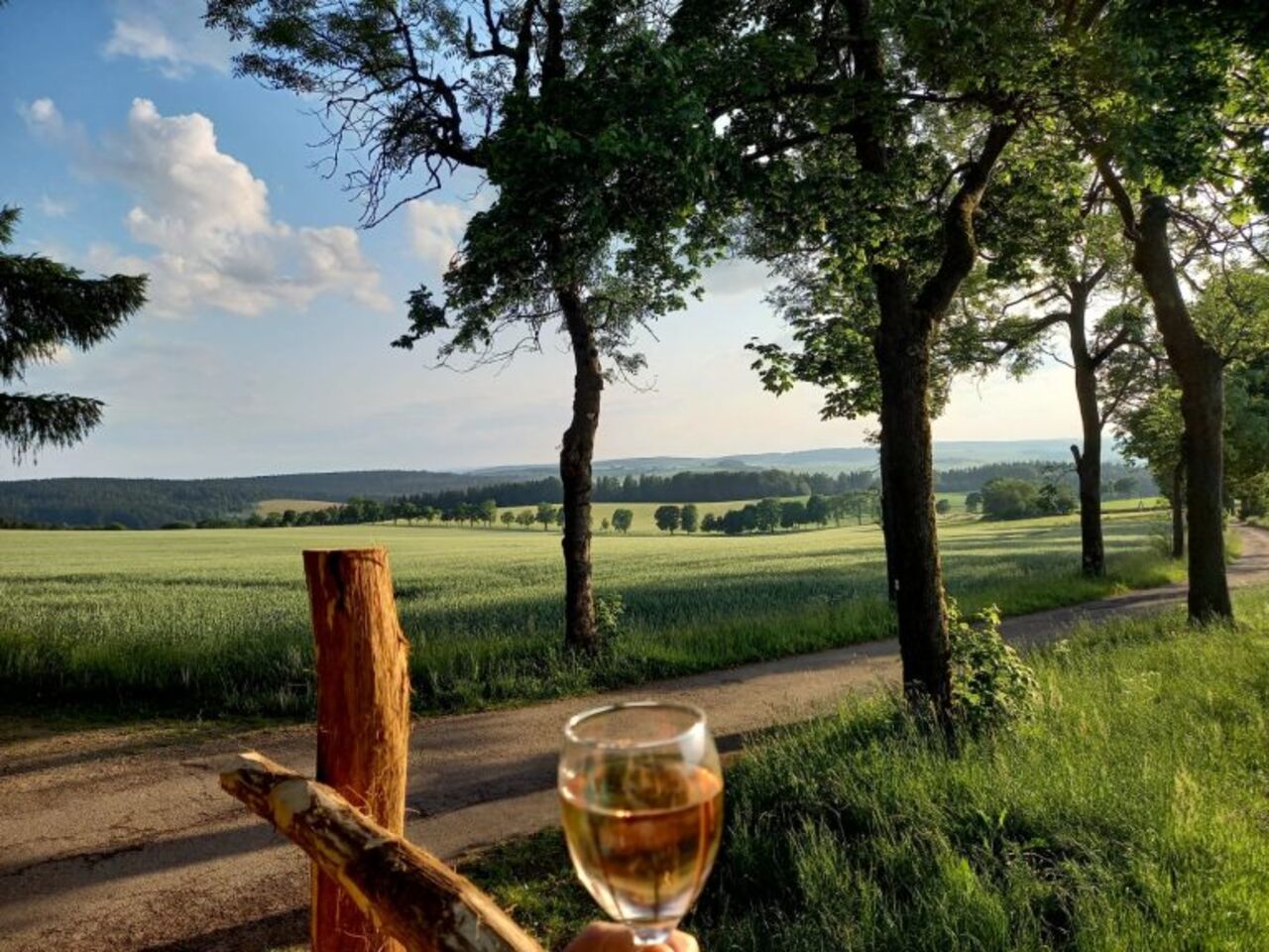 Bankblick nach Clausnitz